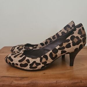 Nicole Leopard Print Heels